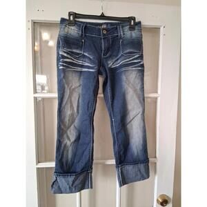 Angels Y2K Women's Classic Blue Boot Cut Jeans size 7 C1